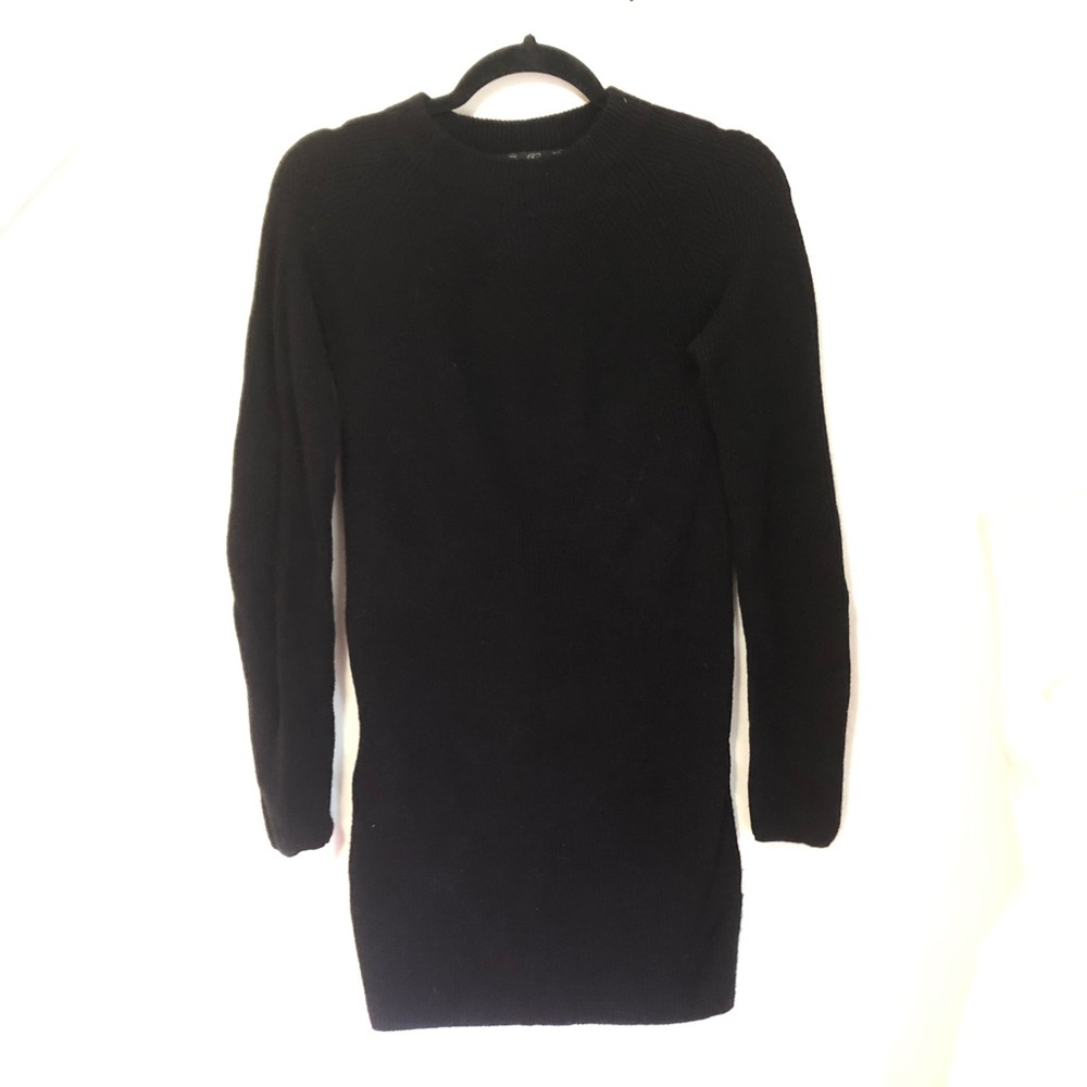 Sweater Dress ( black Knit)
